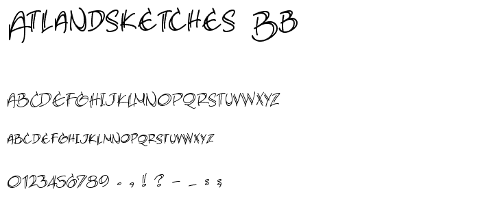 AtlandSketches BB font